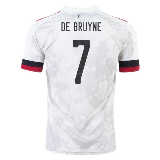 België Kevin De Bruyne Uit 20-21 – Korte Mouw voetbal pakje,voetbalshirts tenue kopen
