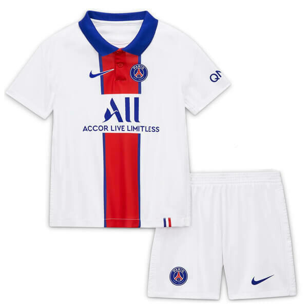 zacht Gooi Ontvanger Paris Saint Germain Kids Uit tenue 2021 – Korte Mouw(Inclusief korte broek)  – voetbal pakje,voetbalshirts sale,voetbal tenue kopen
