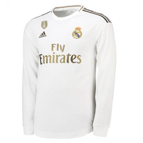 bedrag Nadruk Schilderen Real Madrid Thuis shirt 2019 20 – Lange Mouw – voetbal pakje,voetbalshirts  sale,voetbal tenue kopen
