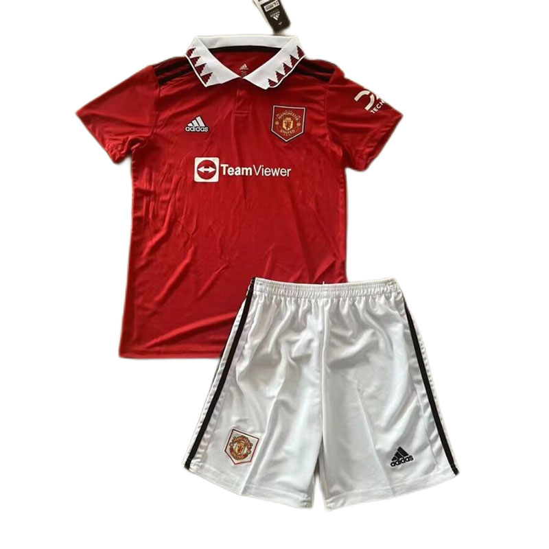 Eerste Boek Uitlijnen Manchester United Kind Thuistenue 2022 2023 – Korte Mouw – voetbal pakje,voetbalshirts  sale,voetbal tenue kopen